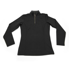 Coco Equestrian Black (M) Ladies Womens Kids Long Sleeve Horse Riding Base Layer