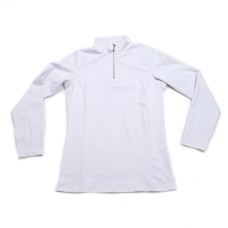 Coco Equestrian White (M) Ladies Womens Kids Long Sleeve Horse Riding Base Layer