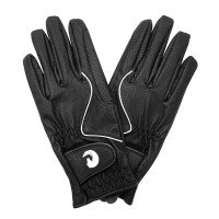 Coco Equestrian Black (XS) Ladies Synthetic Leather Horse Riding Gloves